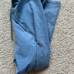 Aerie Blue Leggings with Drawstring Waistband